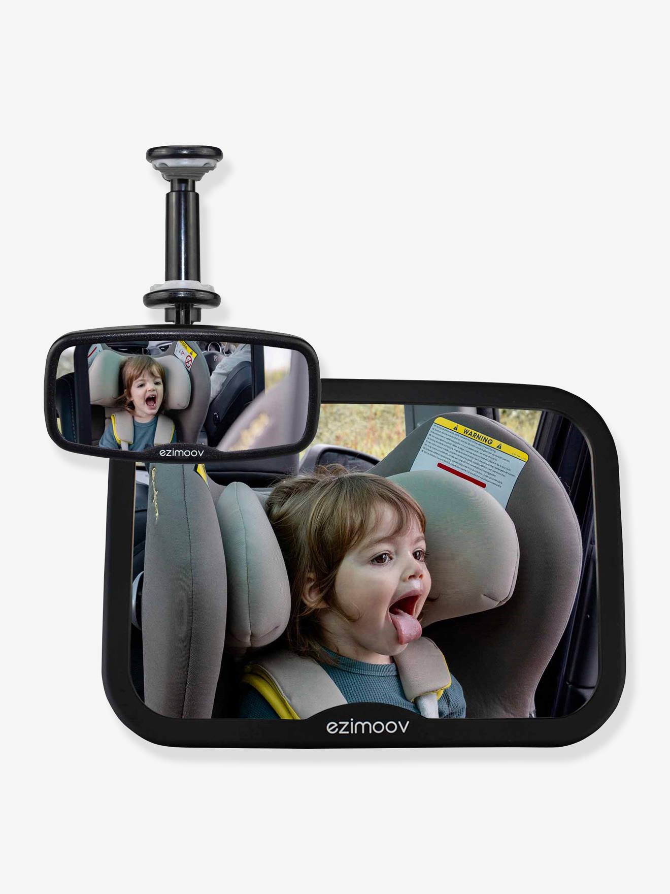 Conjunto de 2 espelhos (retrovisor e de assento) EXIMOOV EZI Mirror Pack, cor preta ecológica.