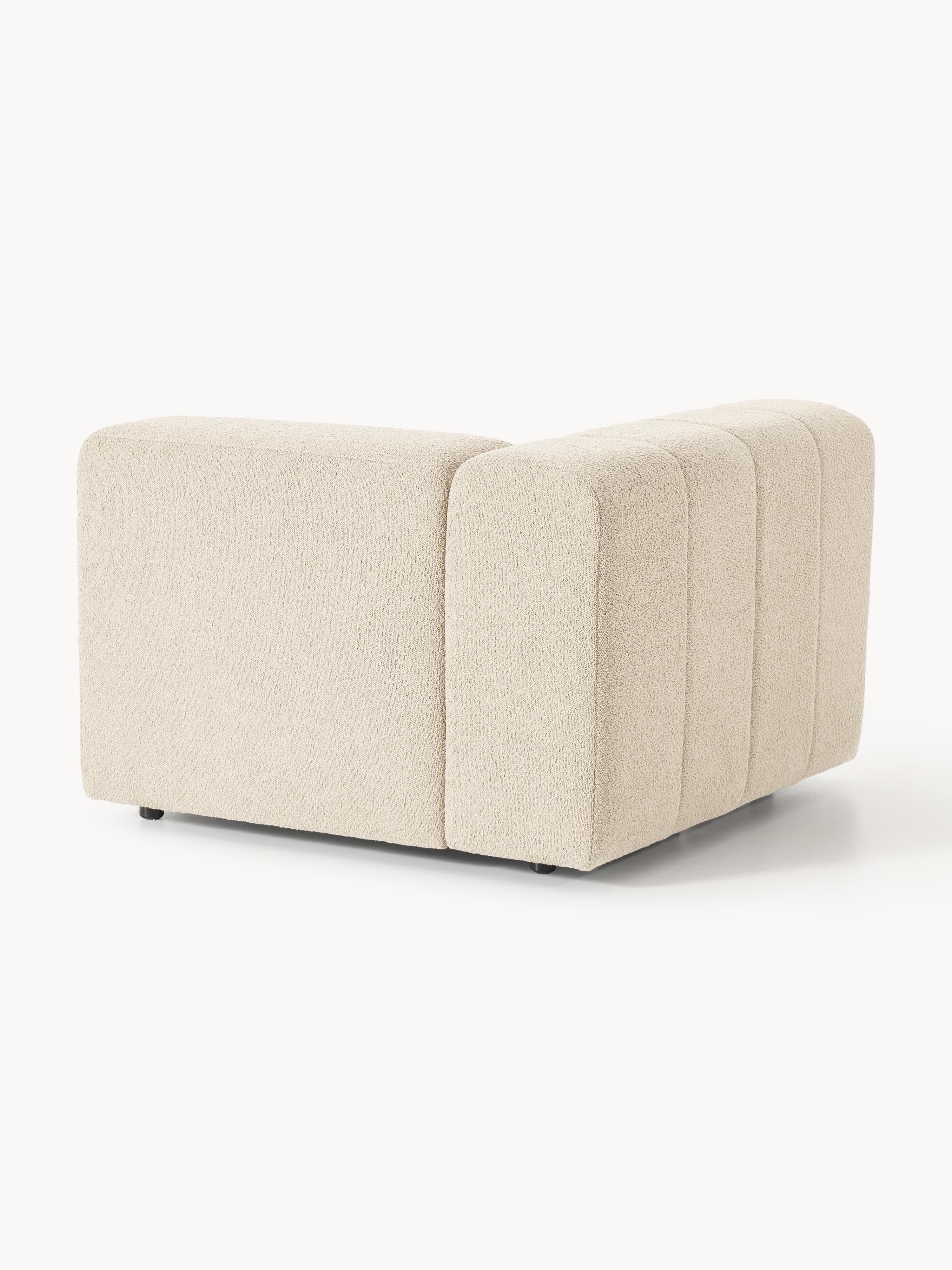Bouclé hoekmodule Lena