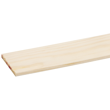 Schaaflat grenen 4x43 mm, lengte 270 cm