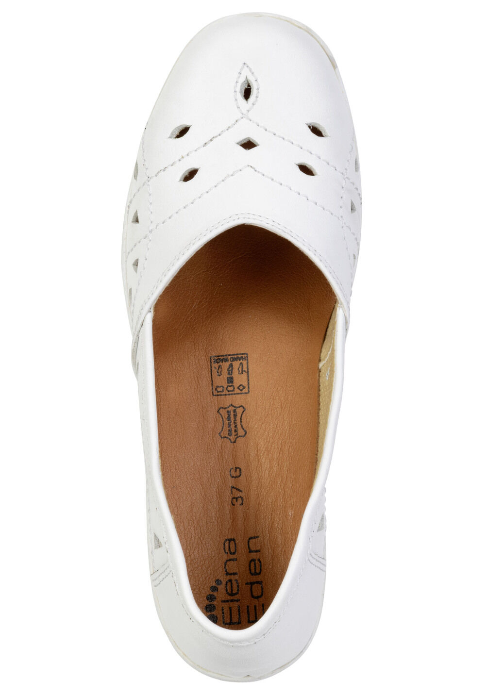 ELENA EDEN, bequeme Damen-Slipper, Weite H, mit herausnehmbarem Fussbett