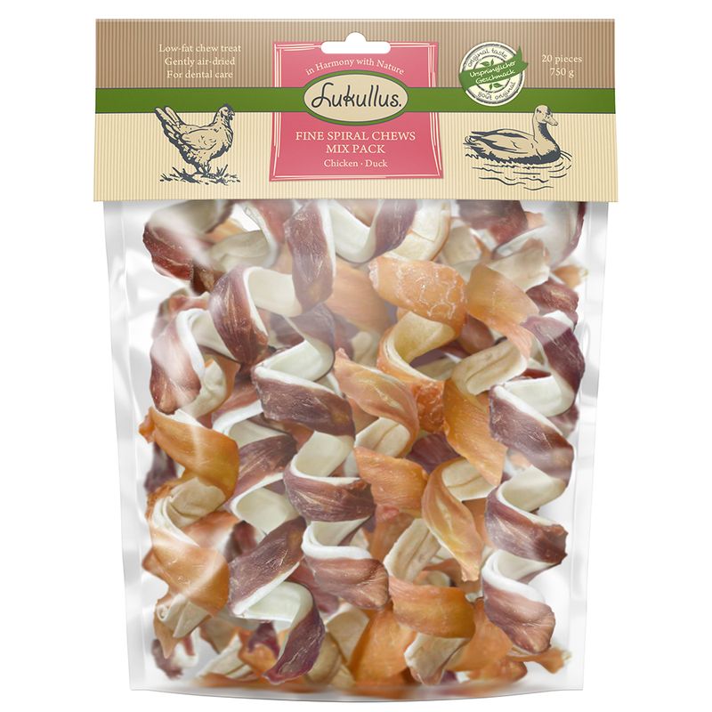 Lukullus spirales à mâcher Pack XXL 750 g