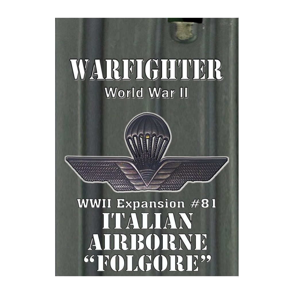 Warfighter WWII Expansion 81 - Italian Airborne 