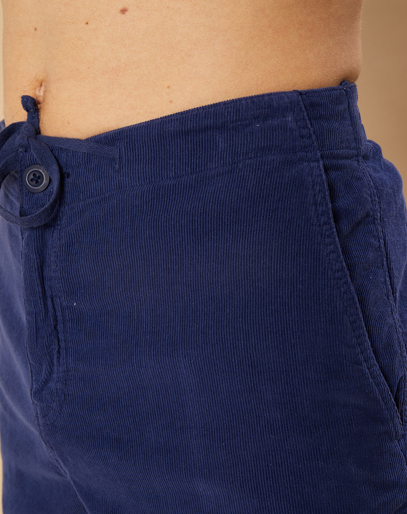 Hartford Short en Velours côtelé Gimmy worker bleu