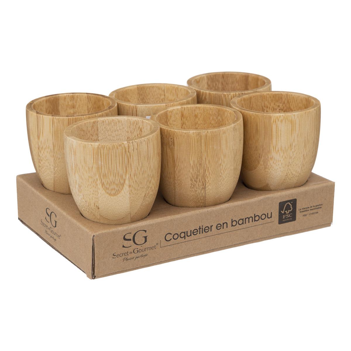 COQUETIER BAMBOU H.7.5CM
