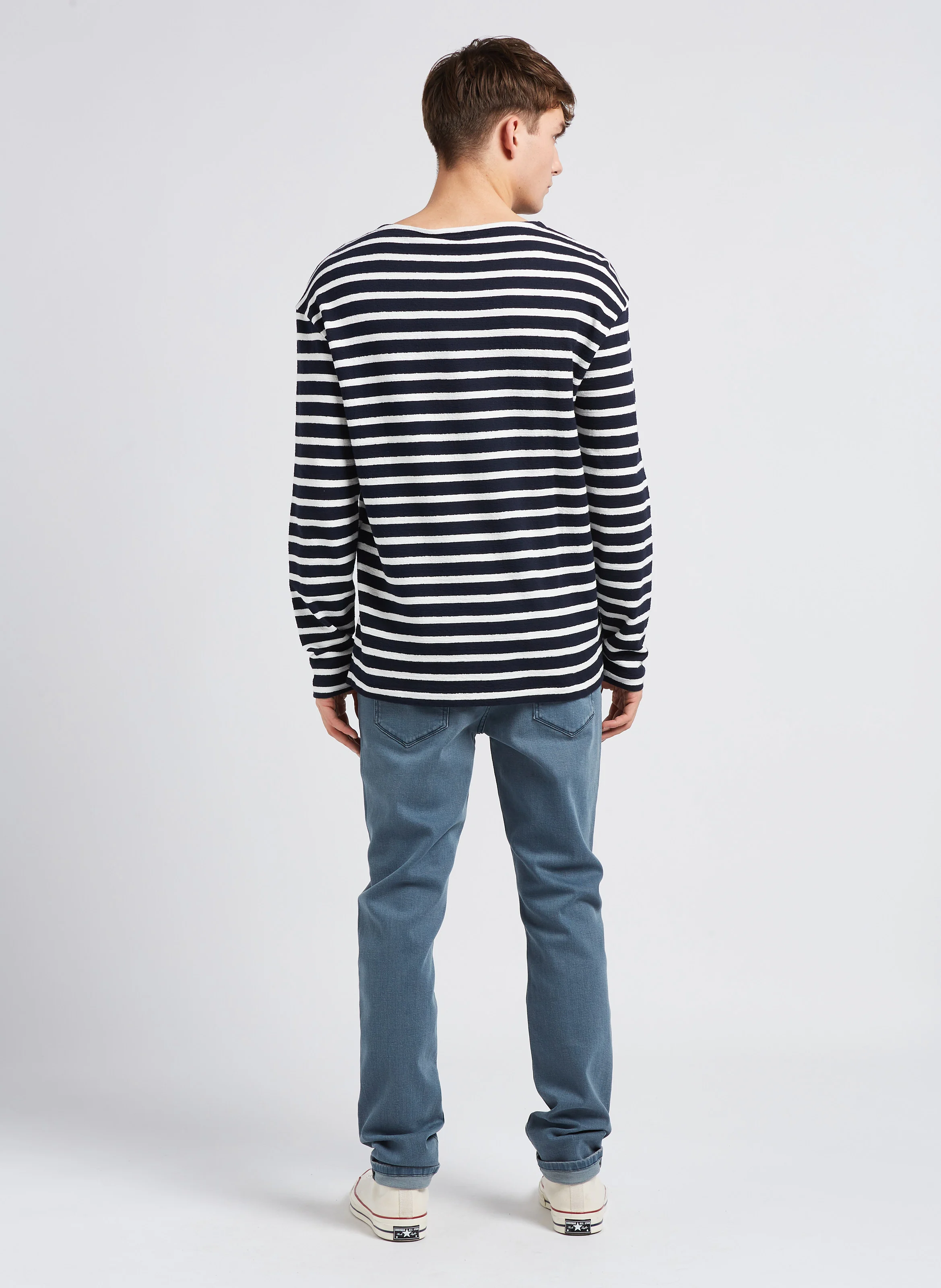 Jean slim en coton bio stretch| Bleu