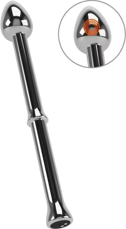 Vibrerende Prostaat Stimulator - Metal Milking Stick