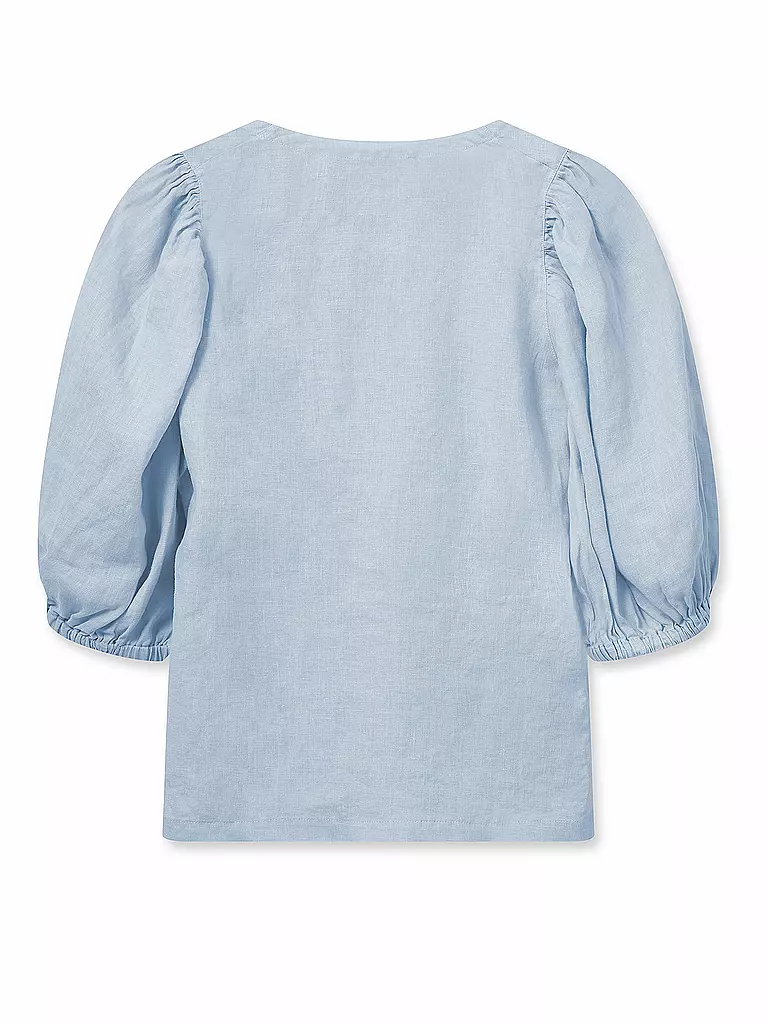 MOS MOSH Leinenbluse MMTAISSA hellblau