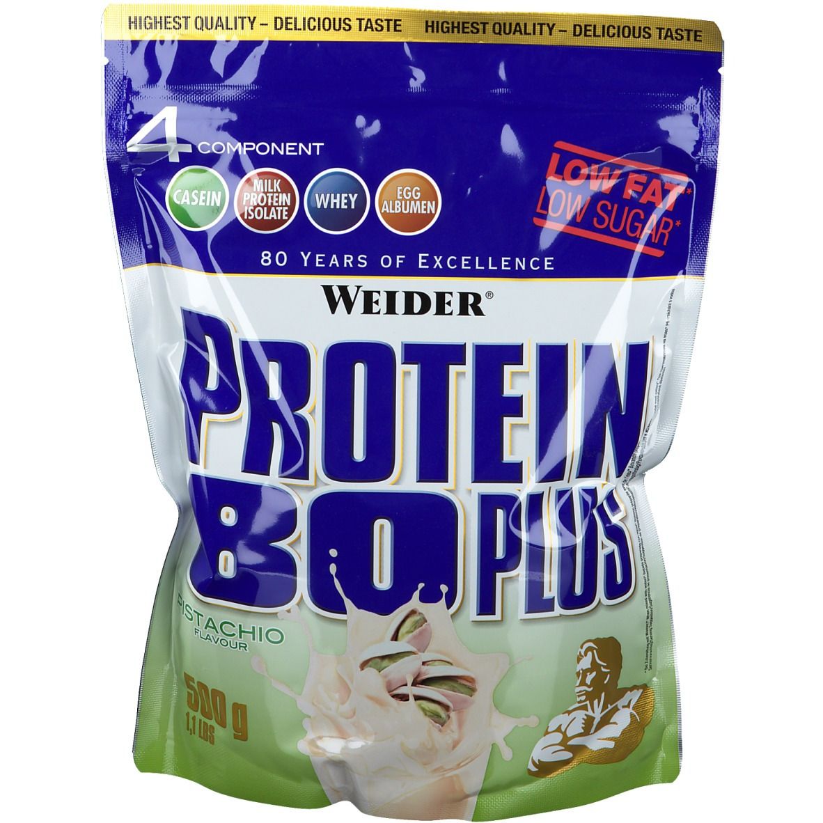 Weider Protein 80 Plus, Pistazie, Pulver