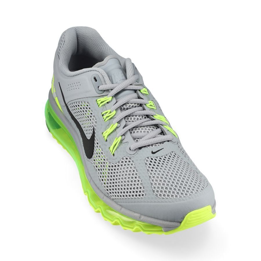 Nike Chaussures Air Max 2013 - Gris/Noir/Jaune Fluo