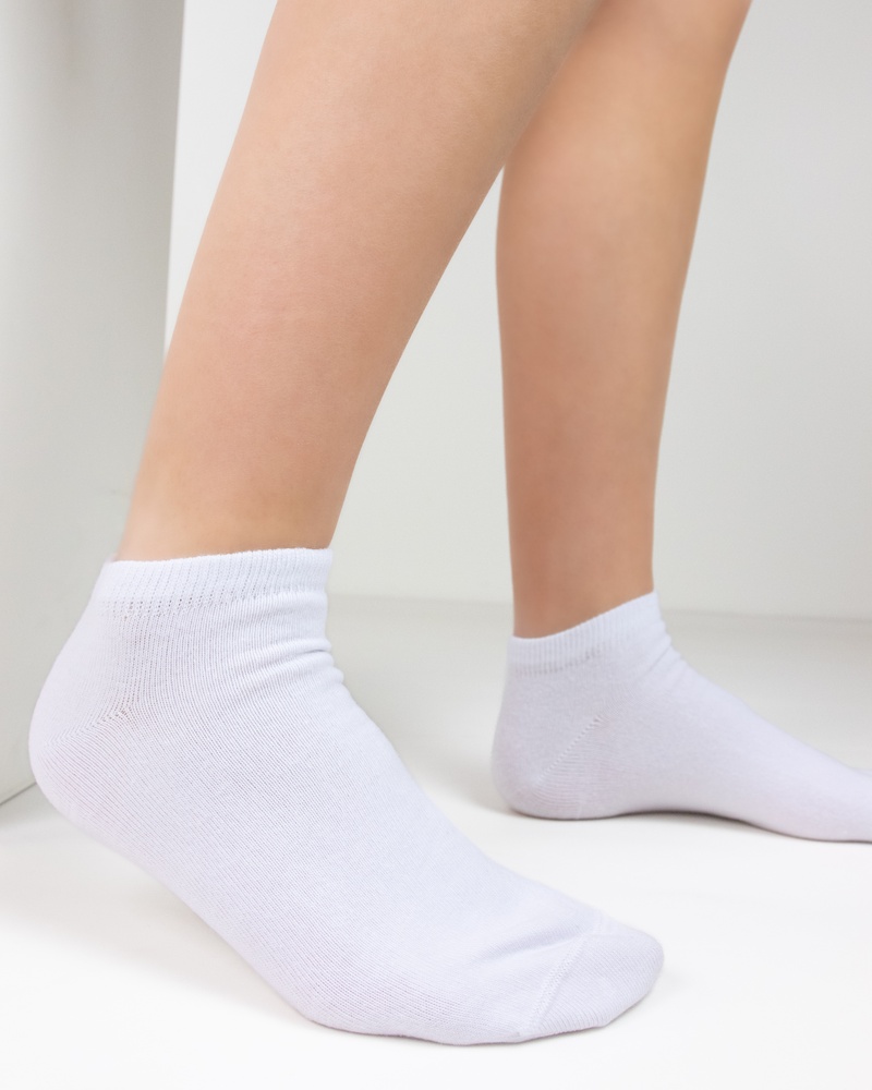 Nelson 3-Pack Enkelsokken Sokken  - wit
