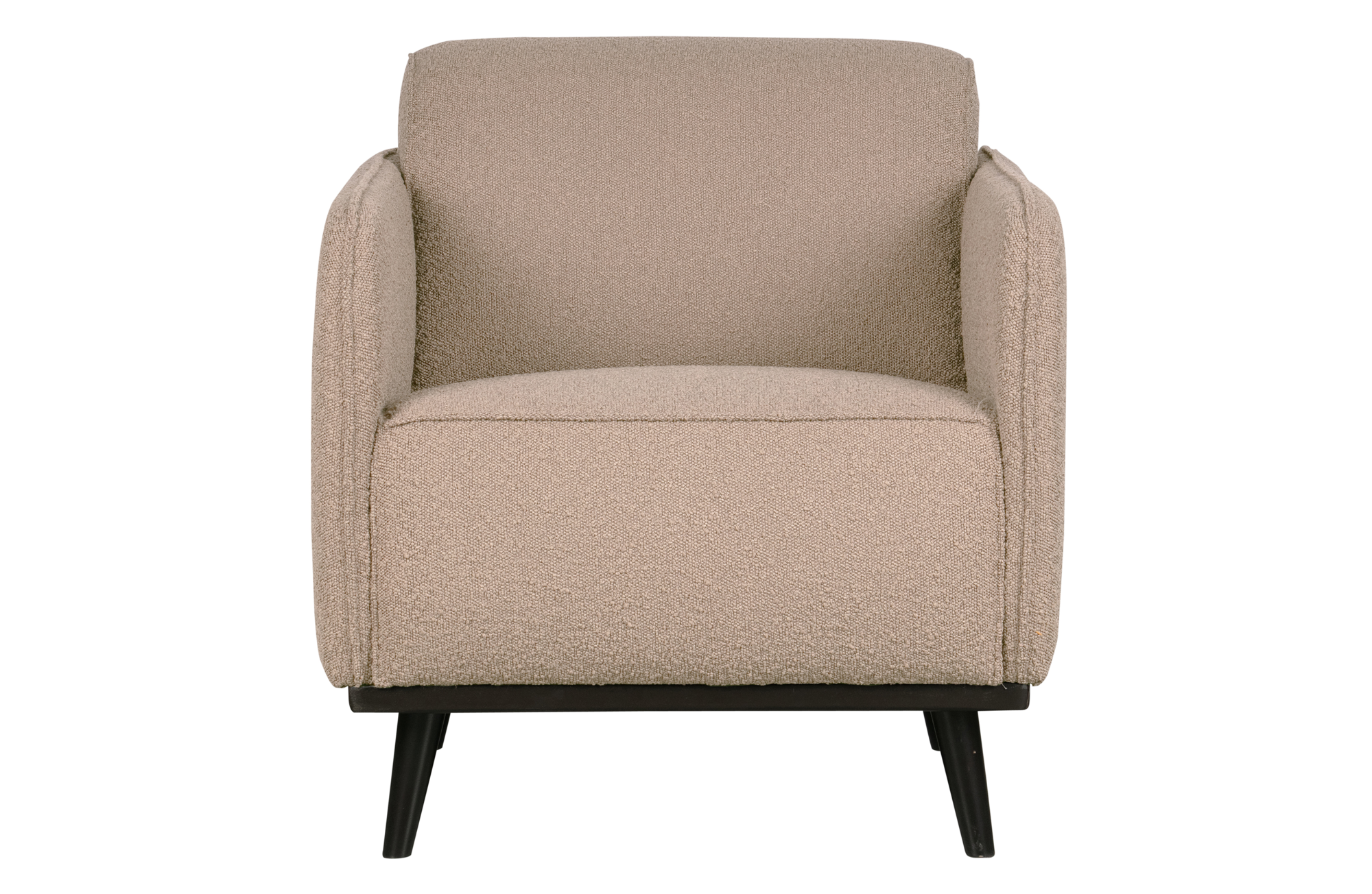 BePureHome fauteuil Statement met arm bouclé Fauteuil Statement met arm Bouclé - Beige