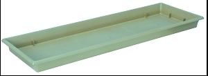 PLATEAU RECTANGULAIRE GRANDE L.69CM VERT ARGILE