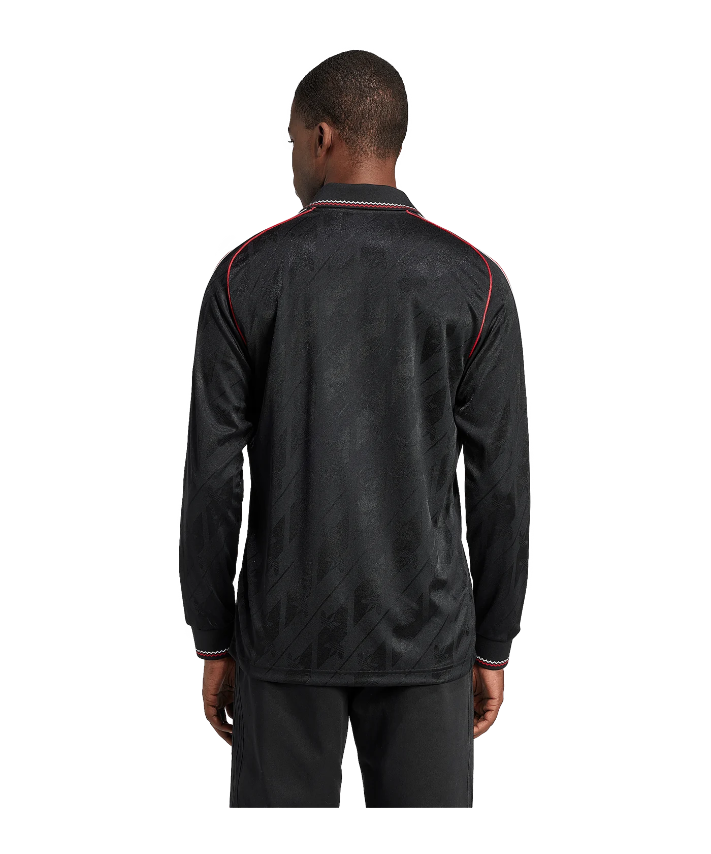 adidas Originals Manchester United Langarm Trikot Schwarz