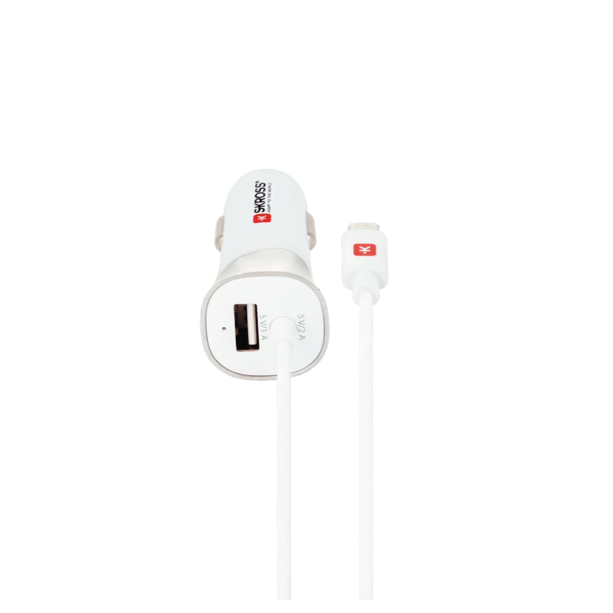 USB-billaddare med micro-USB-kabel