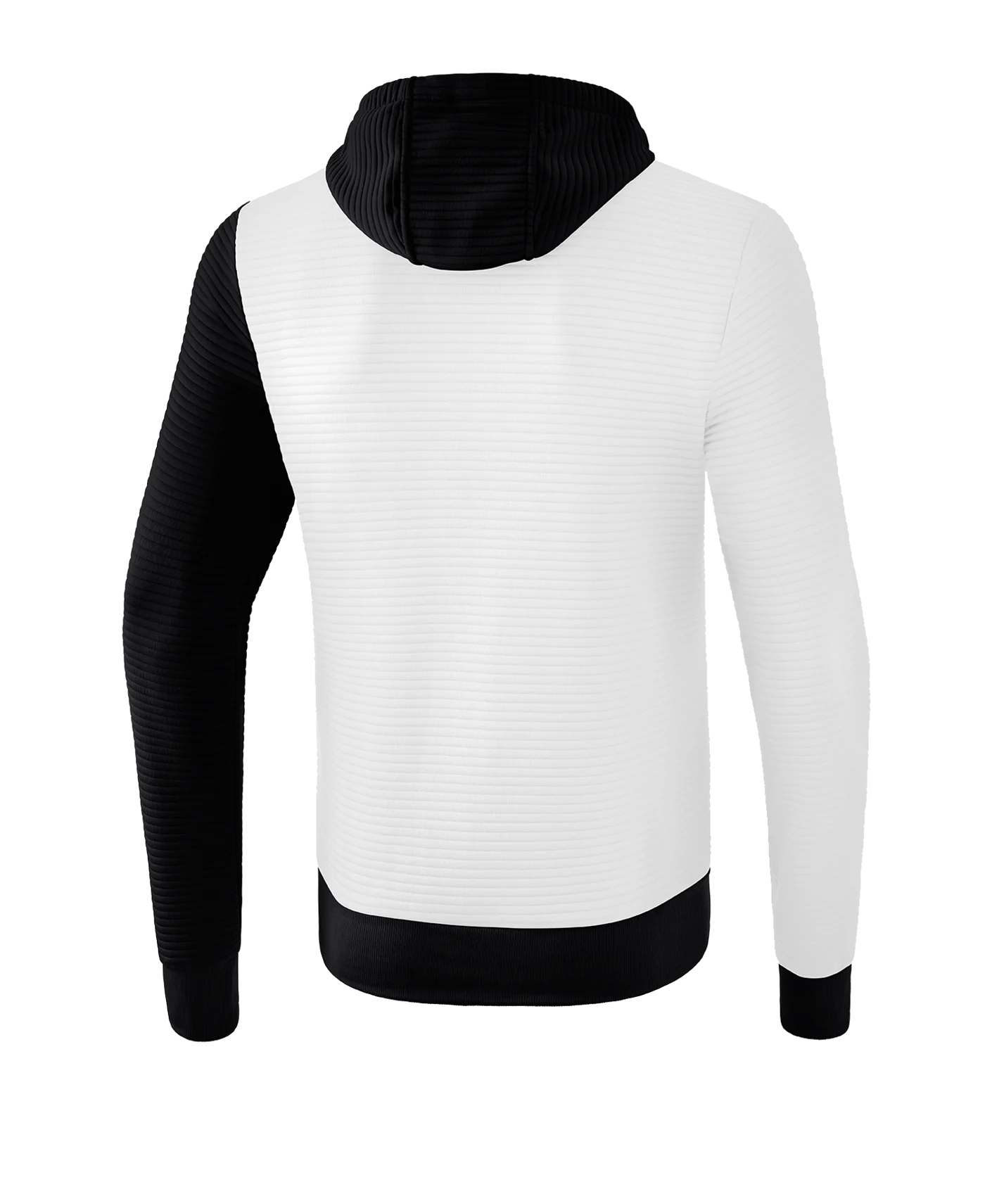 Erima 5-C Trainingsjacke Kapuze Kids Weiss Schwarz