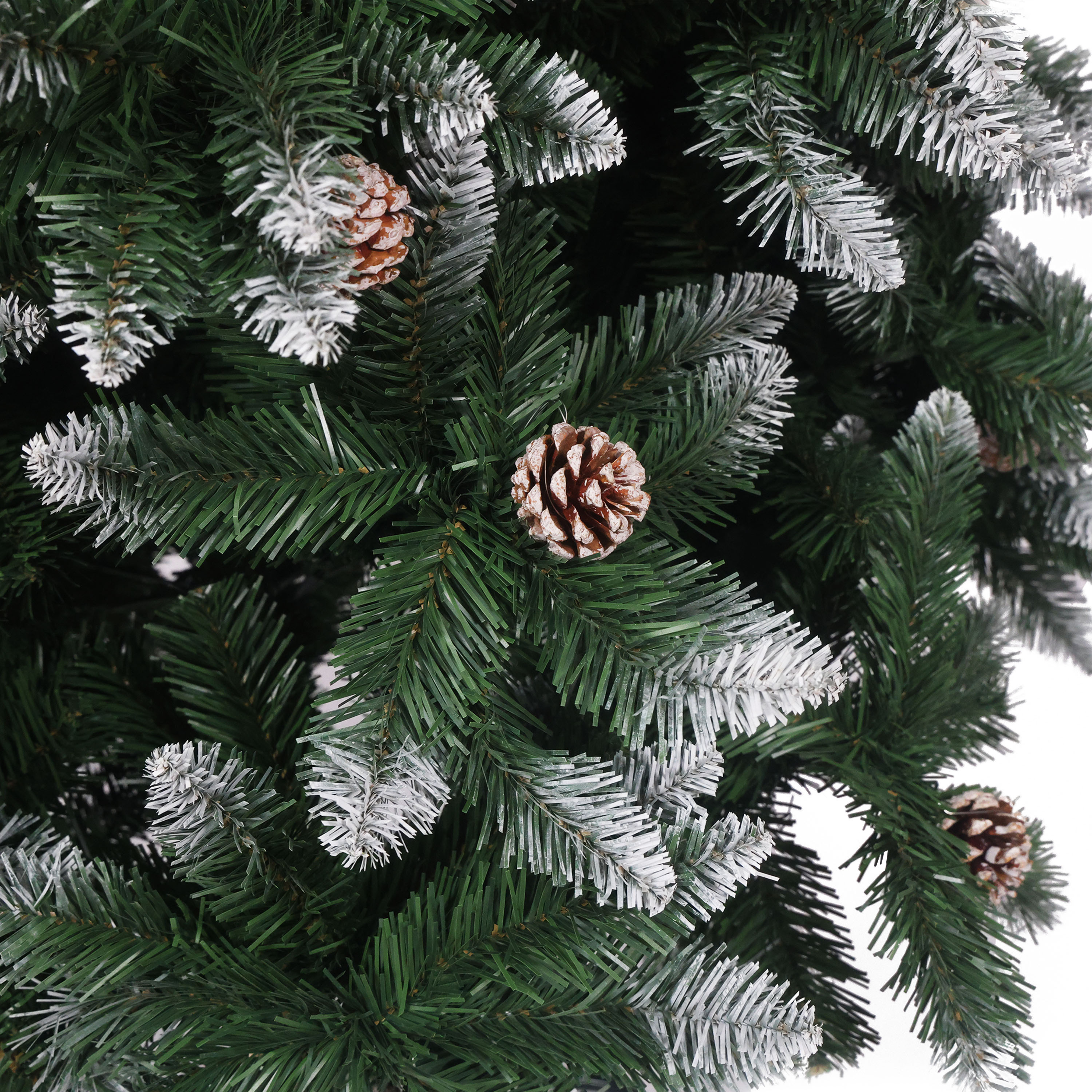 Künstlicher Weihnachtsbaum mit Schnee 180 cm