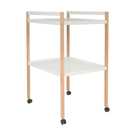 Table à langer Promo   Blanc / Natural        de               Quax
