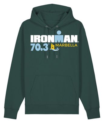 Sweat à Capuche Ironman 70.3 Marbella Vert