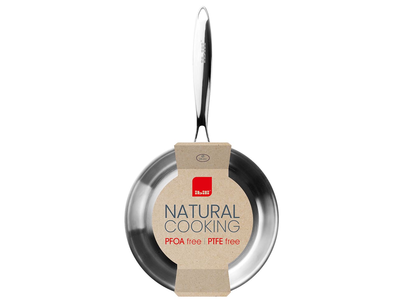 Poêle Inox Triply Natural - multicouche - Ø 24 cm - Ibili