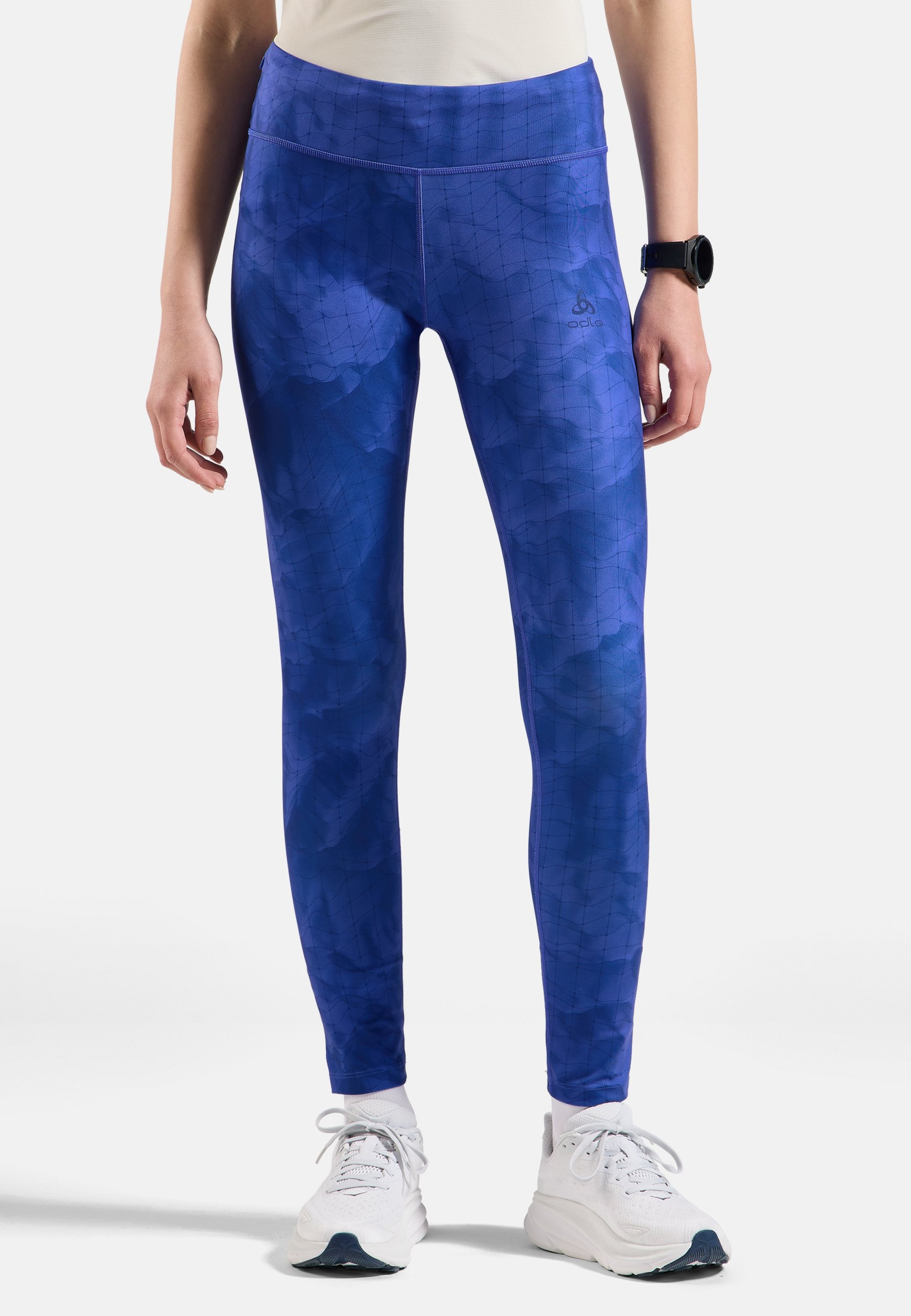 Zeroweight Lauftights mit Hyper-Print in Dazzling Blue