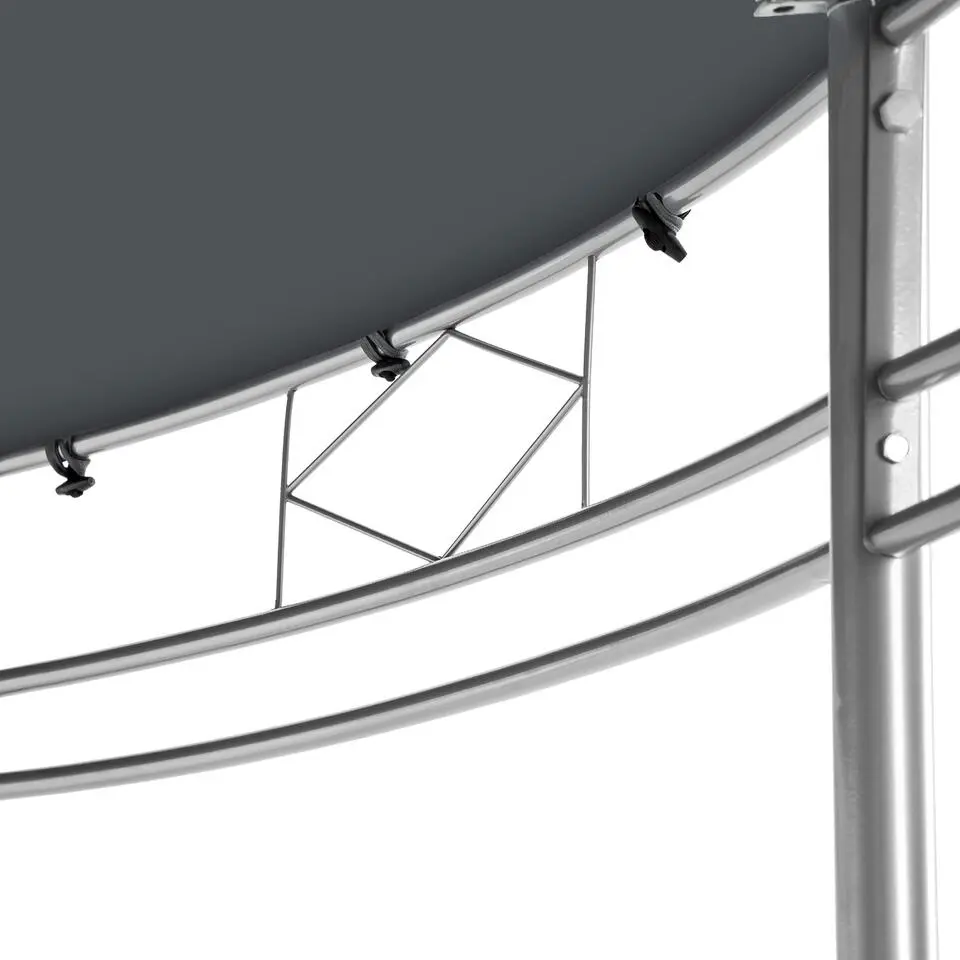 tectake Tuinpaviljoen Siana Ø 3.5m, Antraciet