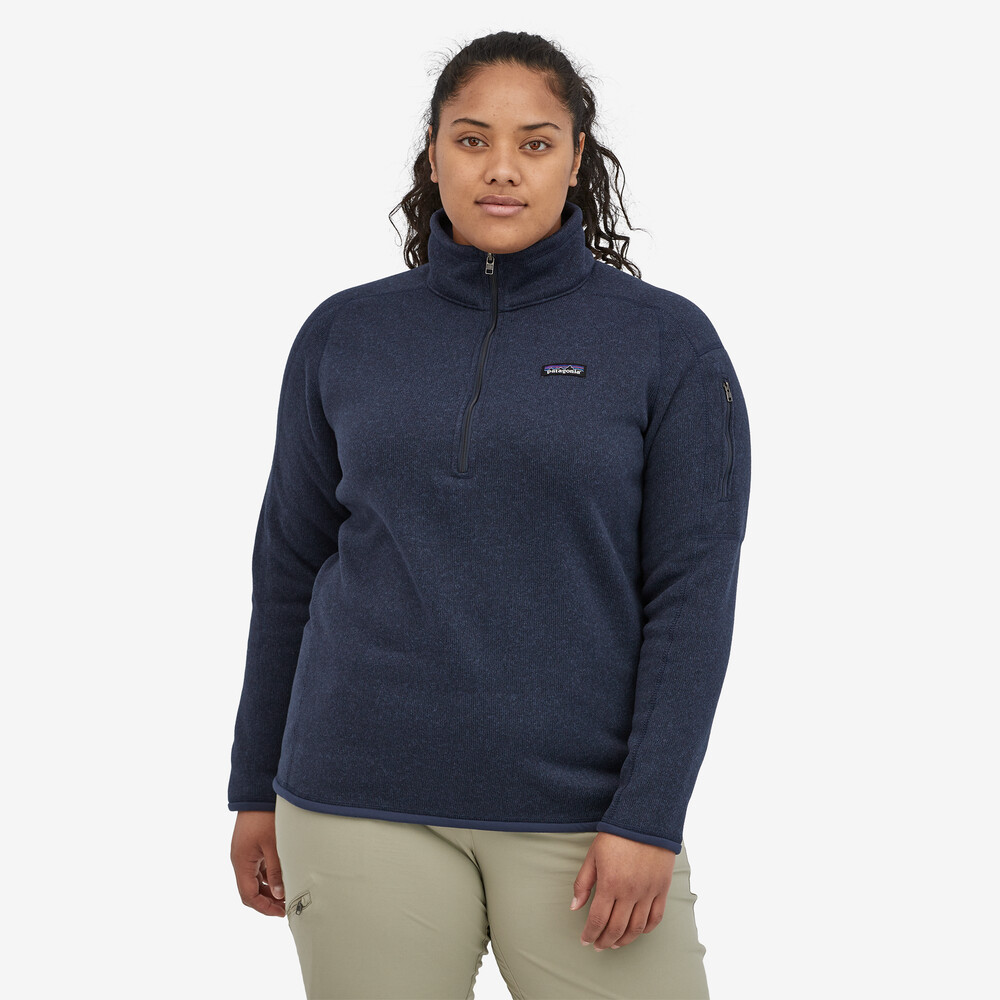 Damen-Fleecepullover „Better Sweater“ mit 1/4-Reißverschluss
