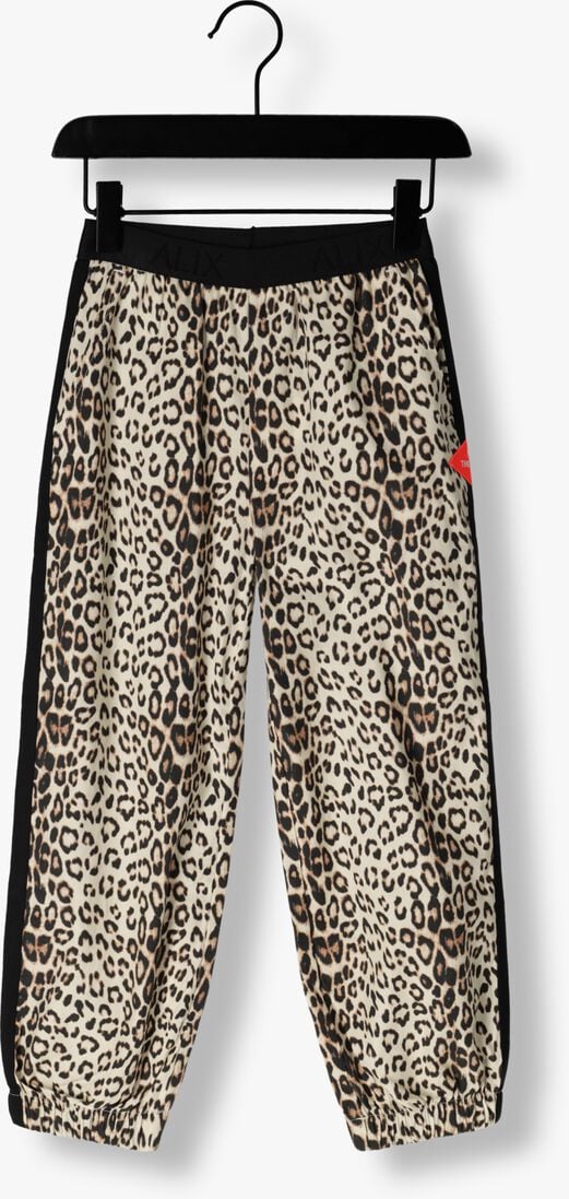 ALIX MINI bruine alix mini pantalon woven leopard pants