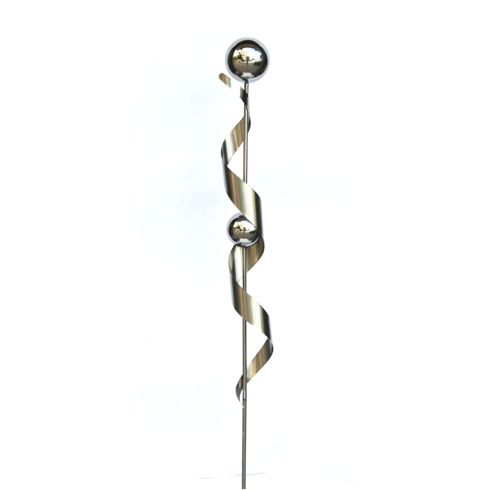 Gartenstecker ORION - silber - 140 cm