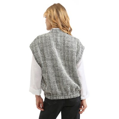 Gilet sans manche femme Tweed PLEASE