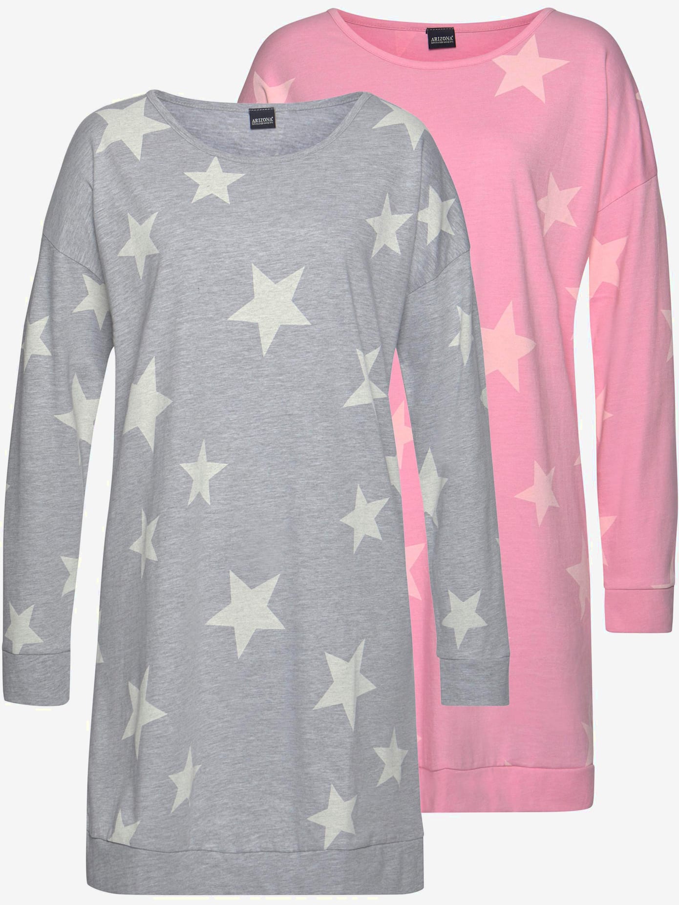 Chemise de nuit sportive, lot de 2