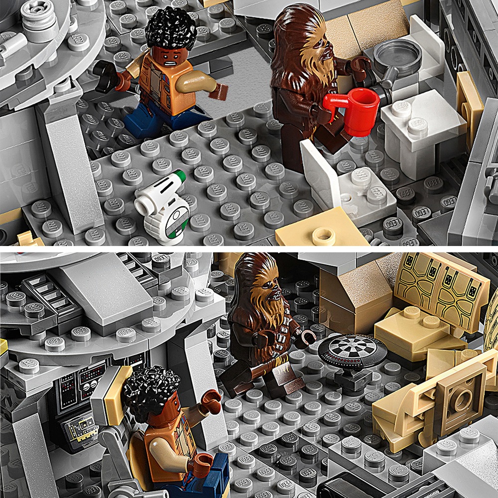 LEGO Star Wars 75257 Millennium Falcon Raumschiff-Bauset