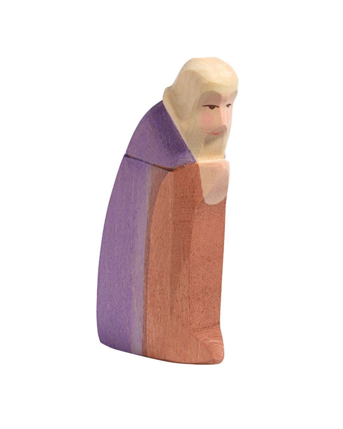 Trefigur Josef – Håndlaget | Julekrybbe Figur