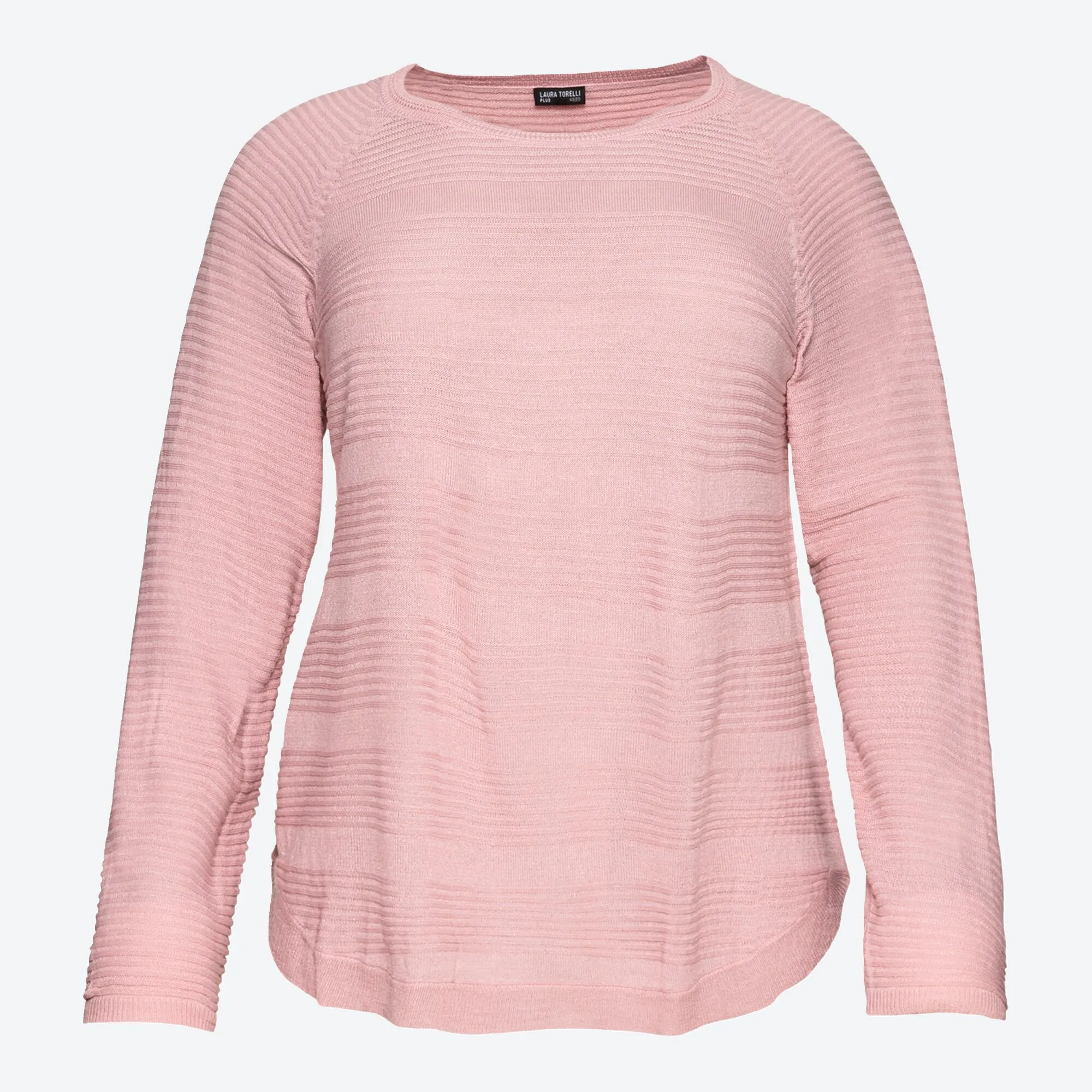 Damen-Pullover mit Streifen-Struktur, große Größen