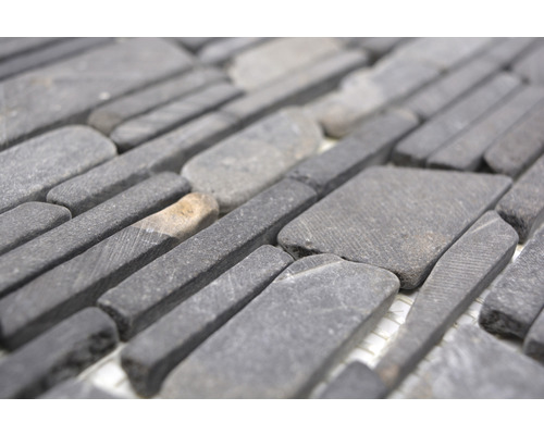 Gebroken mozaïek MOS Brick 210 zwart 30,5x30,5 cm