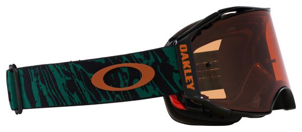 Masque Oakley Airbrake MTB Viridian Striped/Verres Prizm MX Bronze/Ref : OO7107-23