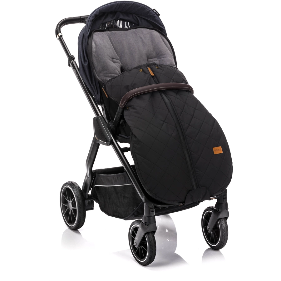 fillikid Winterfußsack Kamet Polyester schwarz