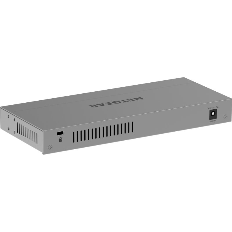 NETGEAR GS108MX-100EUS commutateur réseau Non-géré L2 Gigabit Ethernet (10/100/1000) Montage sur le bureau ou sur le mur
