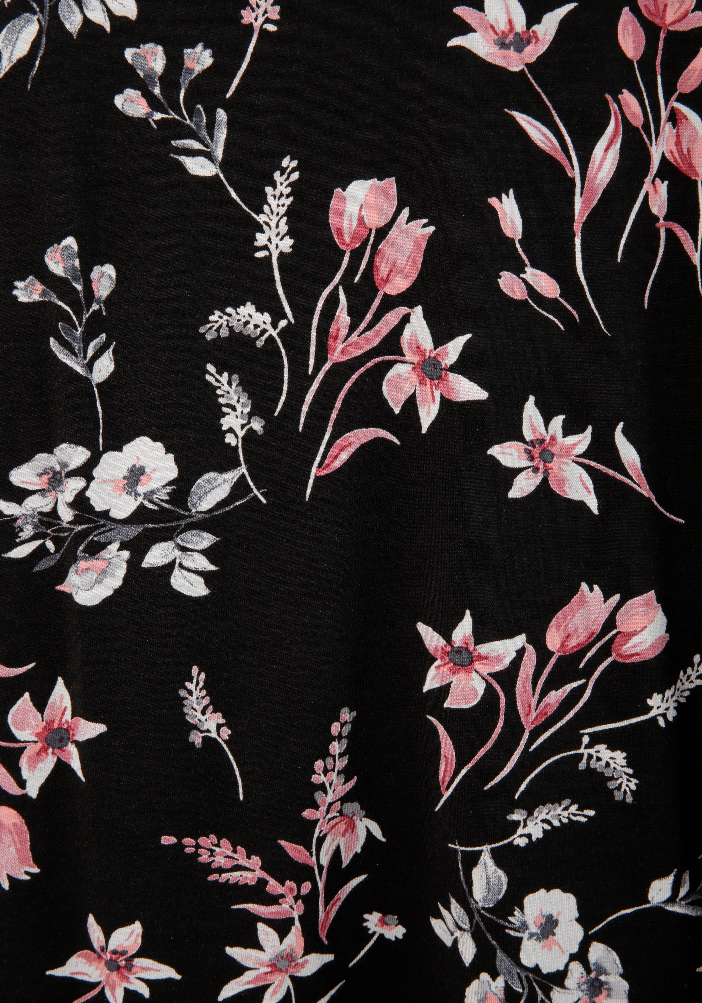 Laura Scott Sommerkleid figurbetonter Schnitt,  geblümtes Design,  aus Single Jersey