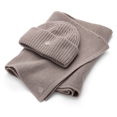 Damen-Strickschal, Taupe