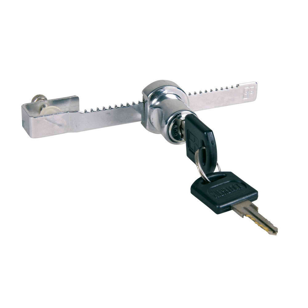 Serrure pour porte glissante de terrarium
