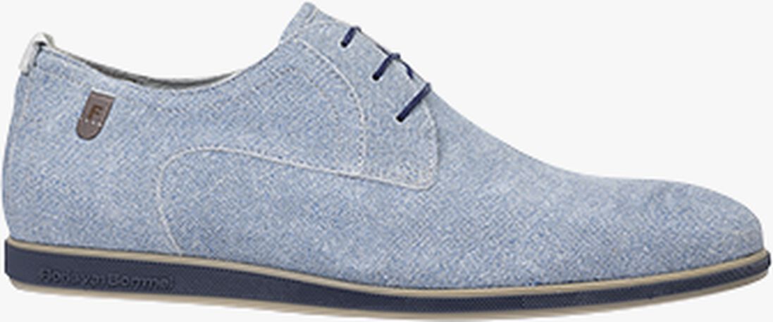 FLORIS VAN BOMMEL lichtblauwe floris van bommel veterschoenen sfm-30220
