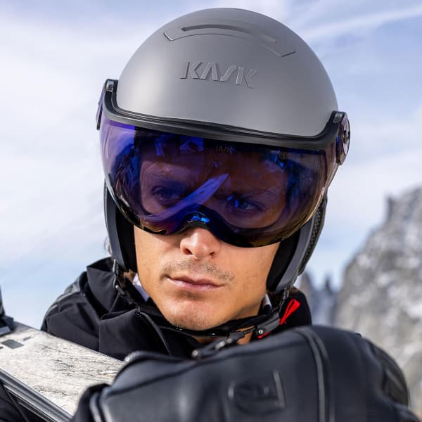 Casque de ski KASK SHADOW VISOR GREY/IRIDIUM MIRROR