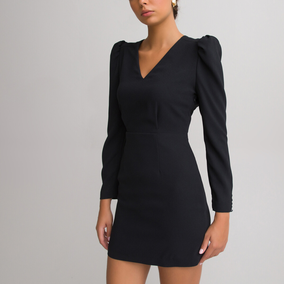 COLEÇÕES LA REDOUTE<br>Vestido preto icônico Marlène
