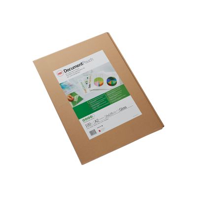 GBC - 100 pochettes de plastification A2 (426 x 600 mm) 125 microns