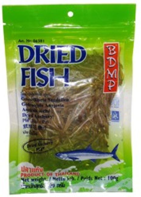 BDMP Gedroogde Ansjovis (Pla Bai Pai) 100g