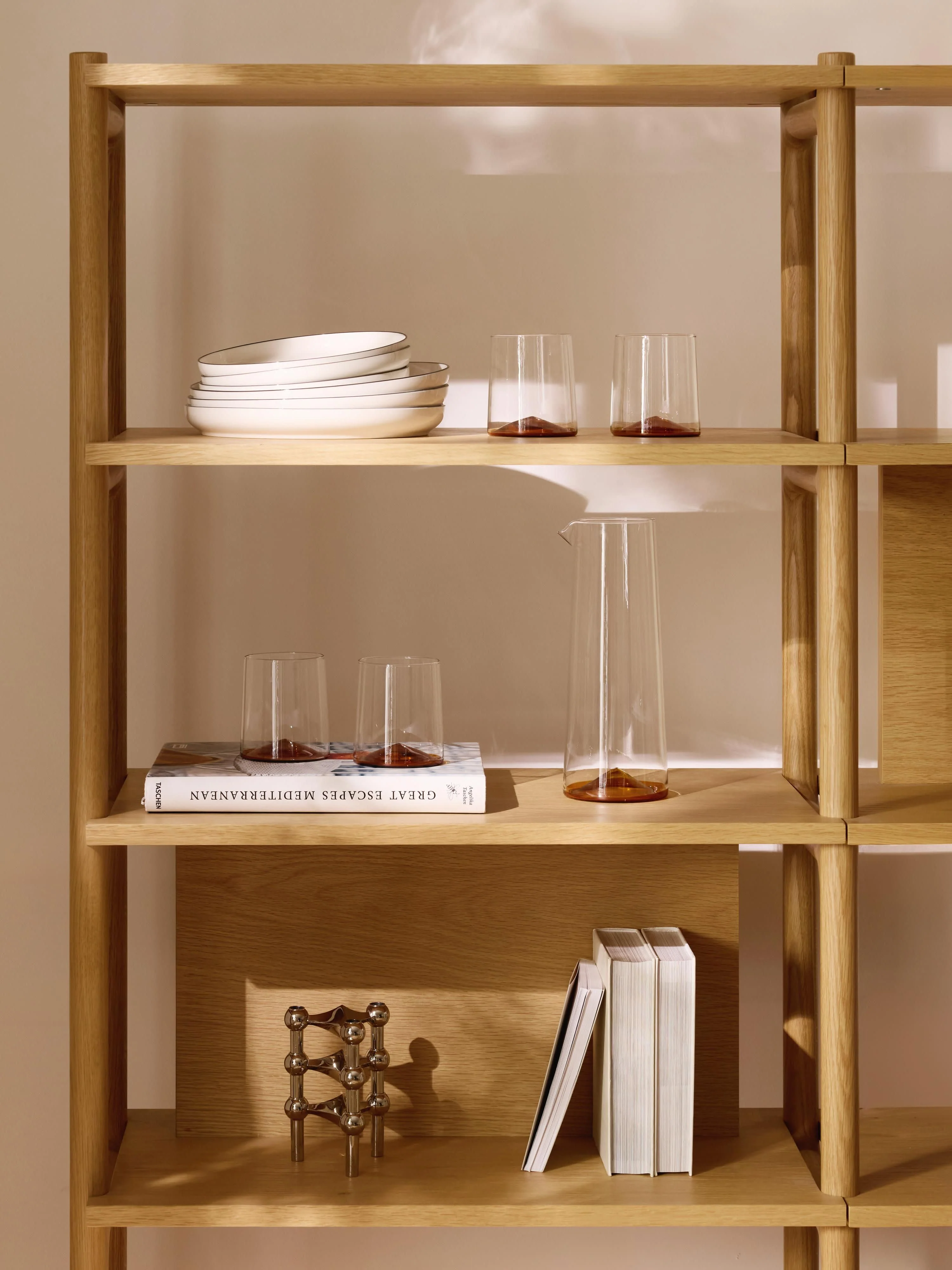 Mondgeblazen waterglazen Hadley, 4-delig