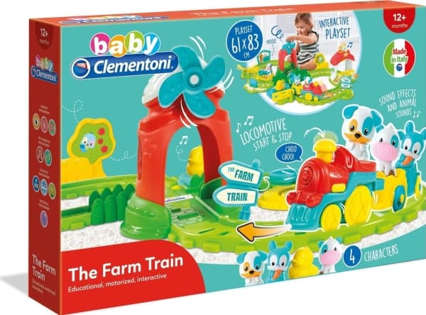 Clementoni The Farm Train, Gutt/Jente, 1 år, Gir fra seg lyd