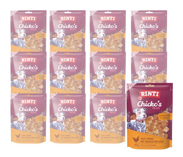 Rinti Hundesnack Chicko's Plus Käsewürfel