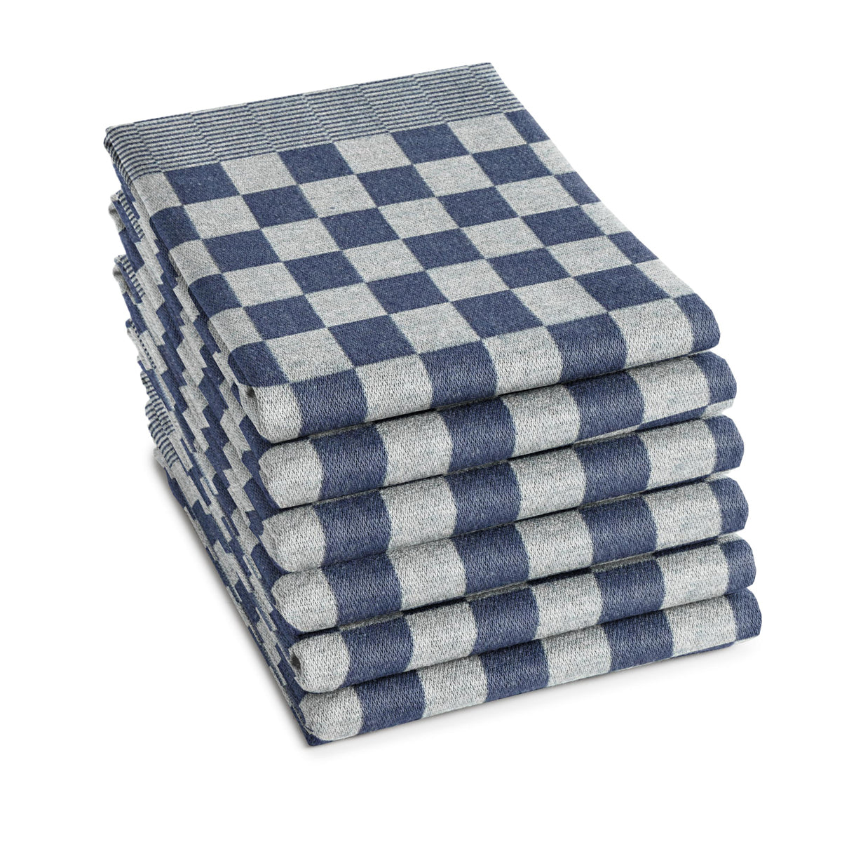 DDDDD theedoek Barbeque - 60x65 cm - Set van 6 - Blauw