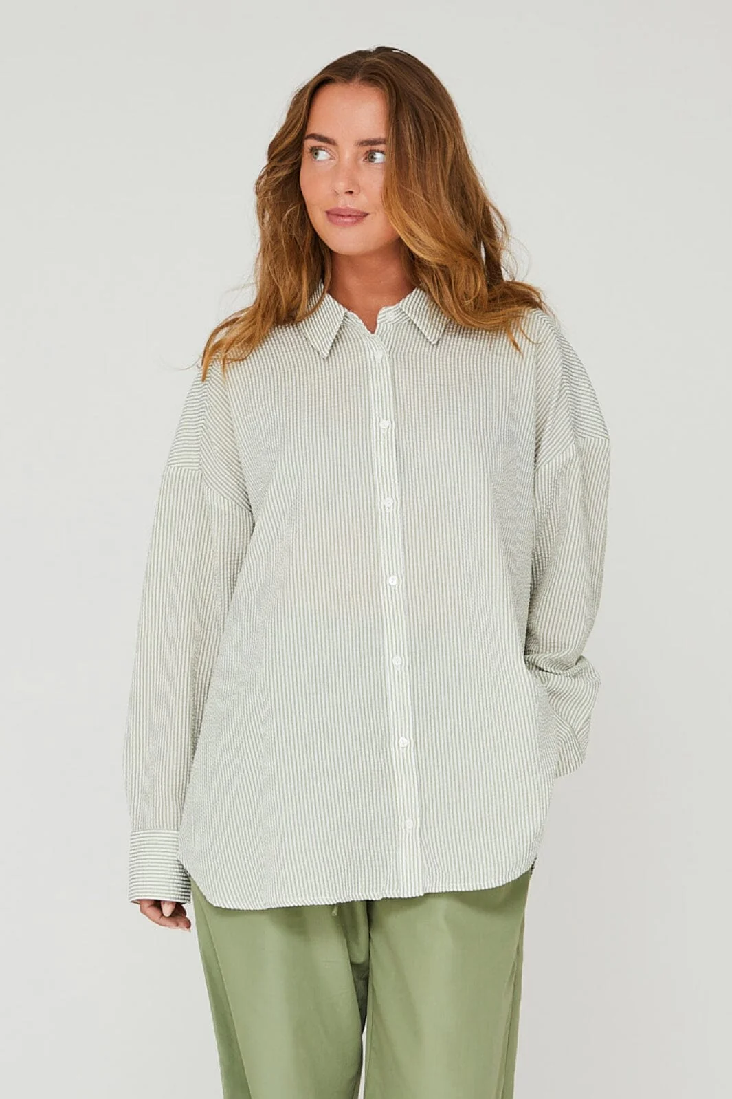 A-View Sonja Shirt 068 green white